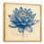 Toile avec cadre flottant or