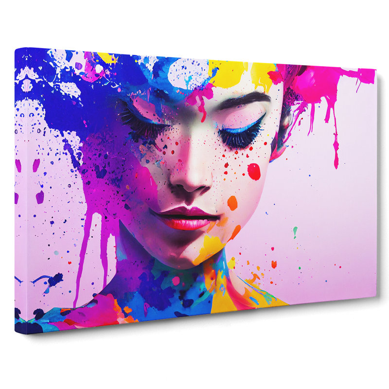 The Painted Woman Vol.2 Abstract - Wrapped Canvas, 40cm H x 60cm W x 3cm D