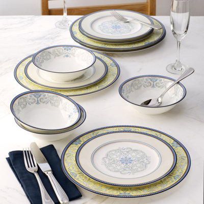 Noritake Menorca Palace Set Of 4 Cereal Bowls, 6-1/2", 15-1/2 Oz.