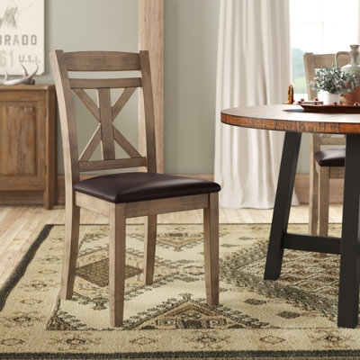 Alerburry 20'' H Faux Leather Upholstered Side Chair