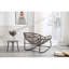 Chaise berçante d'extérieur inclinable avec rembourrage - pour le patio