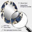 Décoration murale symphonique pivoines bleues et bleues - Miroir rond pivoine florale_MTMIR62950-1029183971-1029183982