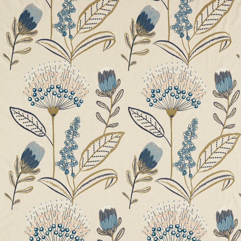 Protini Performance Polyester Blend Fabric, Denim