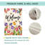 Printemps été Pâques Tulip Welcome House Flag Double Bee