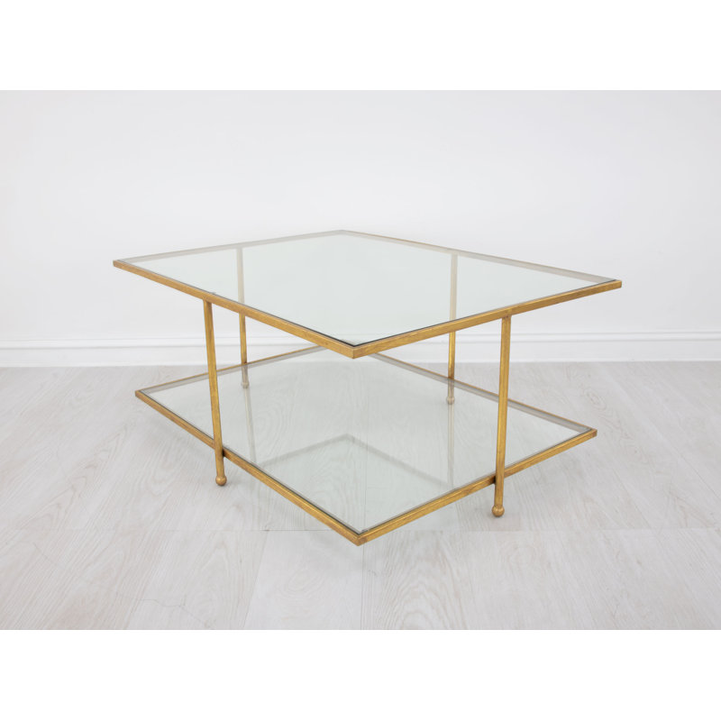 Romana Coffee Table, Gold