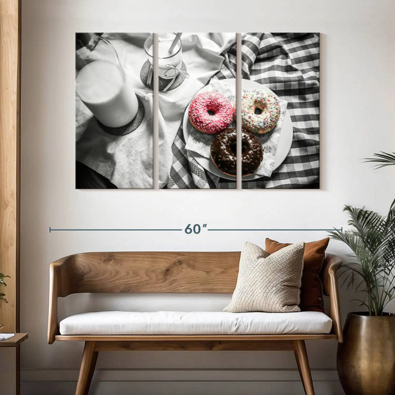Yarlin Doughnuts, 32" H x 50" W