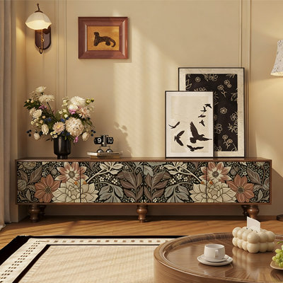 French Retro Style TV Stand