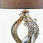 Lampe de table 28,25 "en polyrésine" Balleria ", cristal et verre