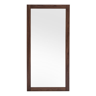 Wood Rectangle Floor Mirror