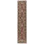 Manchuria Wool Oriental Area Rug in Black/Wine