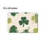 Tapis de bain à imprimé Clover, 16 X 24 po
