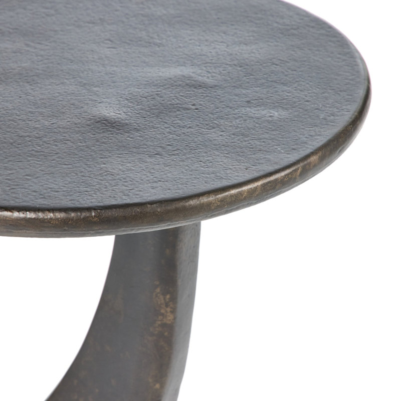 Torrid End Table-Distressed Bronze