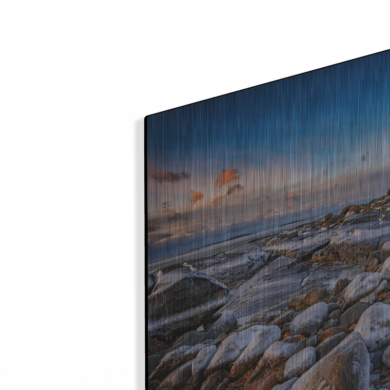 Art mural luxueux «Icy Morning At Marshall Point» par Rick Berk, H 12 po x l 16 po