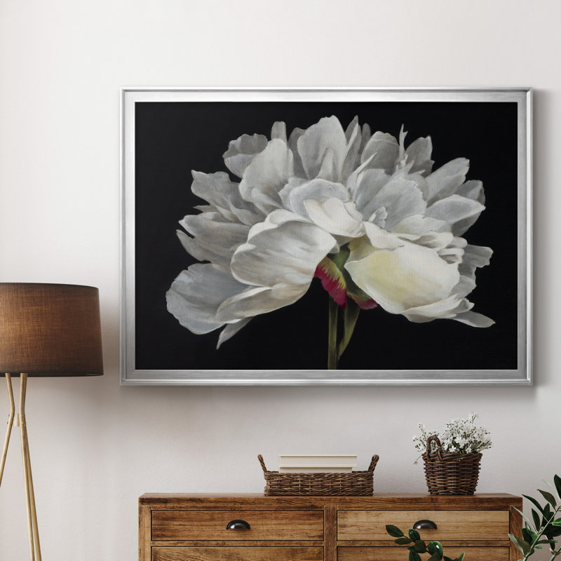 Éclairage du matin - Reproduction de photo sur toile, H 30,5 po x l 42,5 po x P 1,5 po, Argent