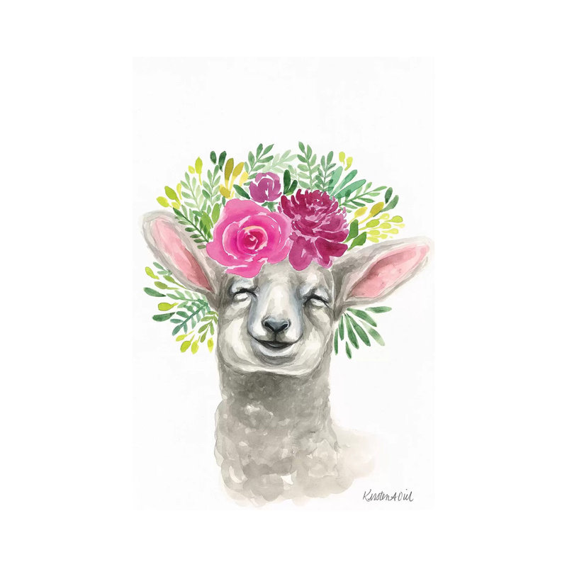 Spring Lamb - Wrapped Canvas Gallery-Wrapped Canvas Giclée, 20.32 cm H x 30.48 cm W