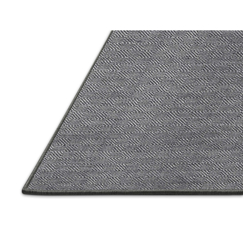 Tapis contemporain gris, Rectangle 5 pi x 8 pi