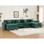 Grid U Shaped Modular Sectional Sofa, Oversized Cloud Couch With Ottoman-1865905668-1865847043