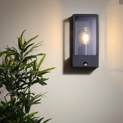 Colemont Black 33cm H Outdoor Wall Lantern