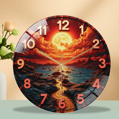 Horloge murale rétro 12 po