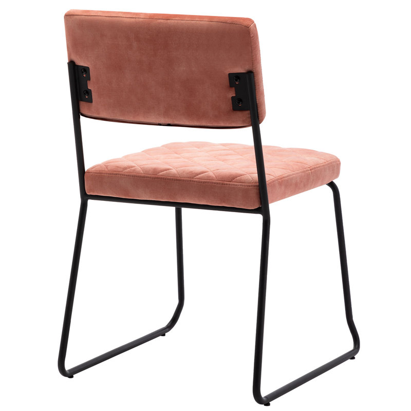 Boganville Upholstered Chair, Black, Corals