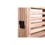 Paravent en bois massif l 55,2 po x H 65 po x 4 po, couleur naturelle, charnières en métal pour une manipulation et un pliage pratiques, améliore la cloison du décor, la teinte, le contrôle sans effort, améliore l'espace intérieur
