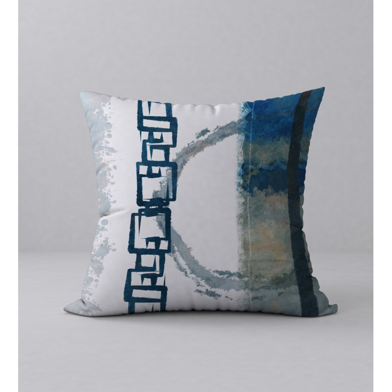 Housse de coussin carrée en forme de coussin et insert, 18 po x 18 po