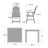 Anette 4-Person 42" Square, Counter-Height Dining Set-1570586228