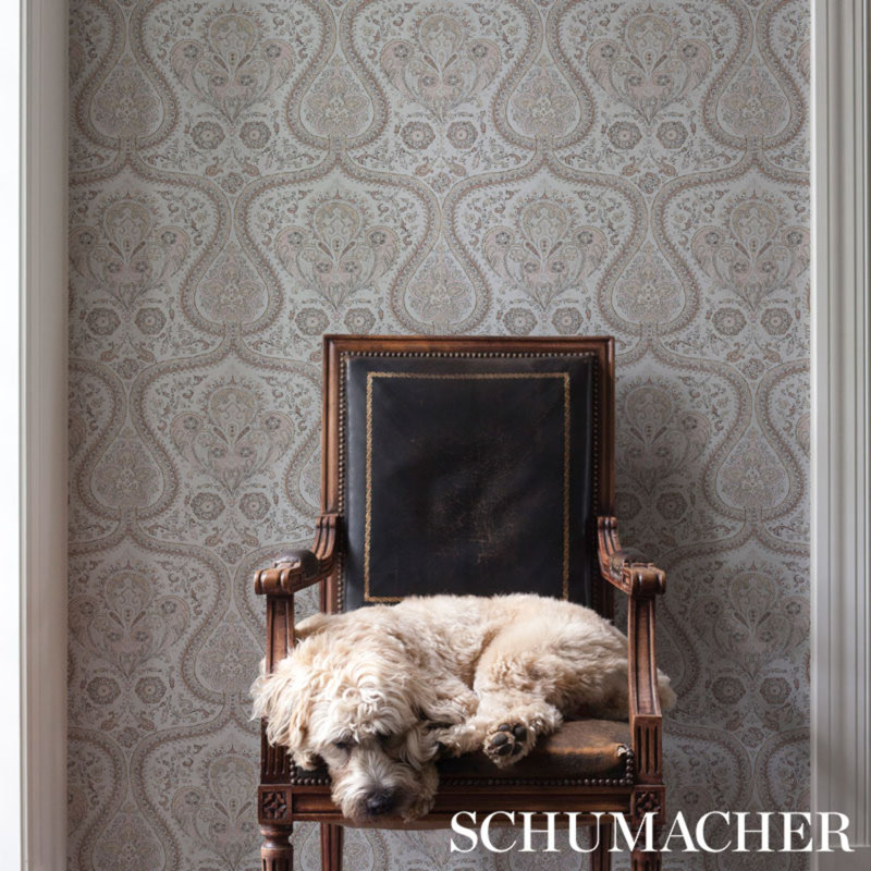 Paisley Court Wallpaper, Sand