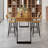 63 Inch Rectangular Long Bar Table