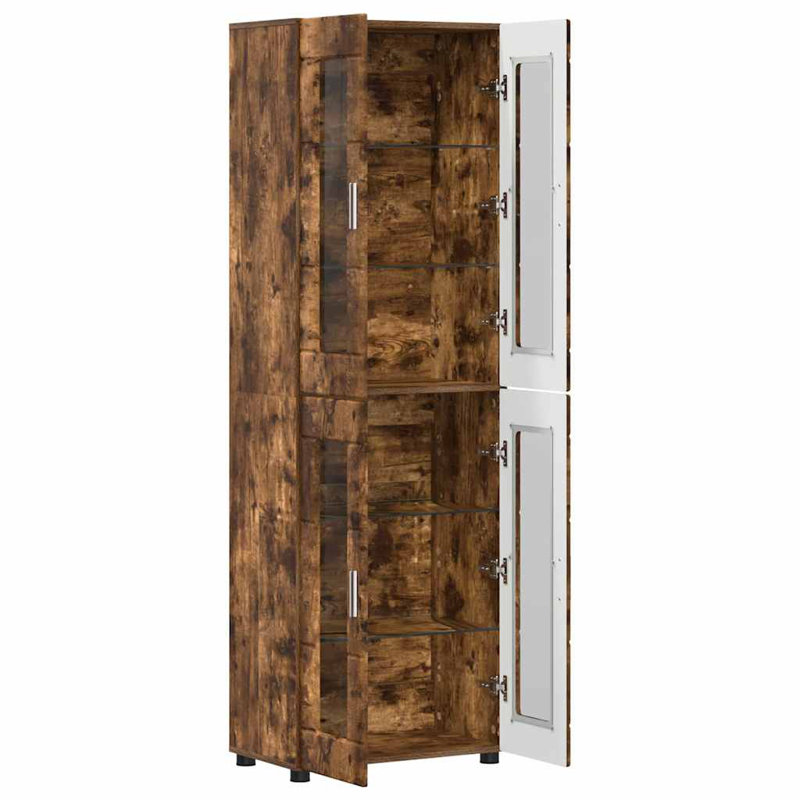 Tamoor Highboard Accent Chest, Smoked Oak