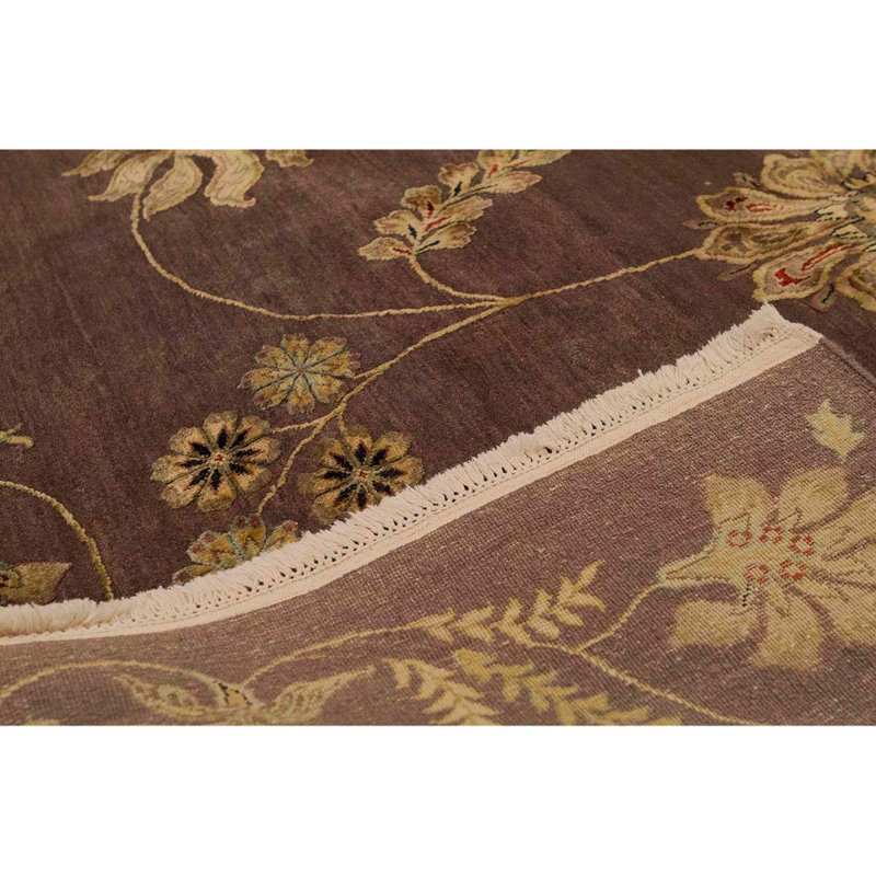 Hand Knotted Wool Floral Area Rug