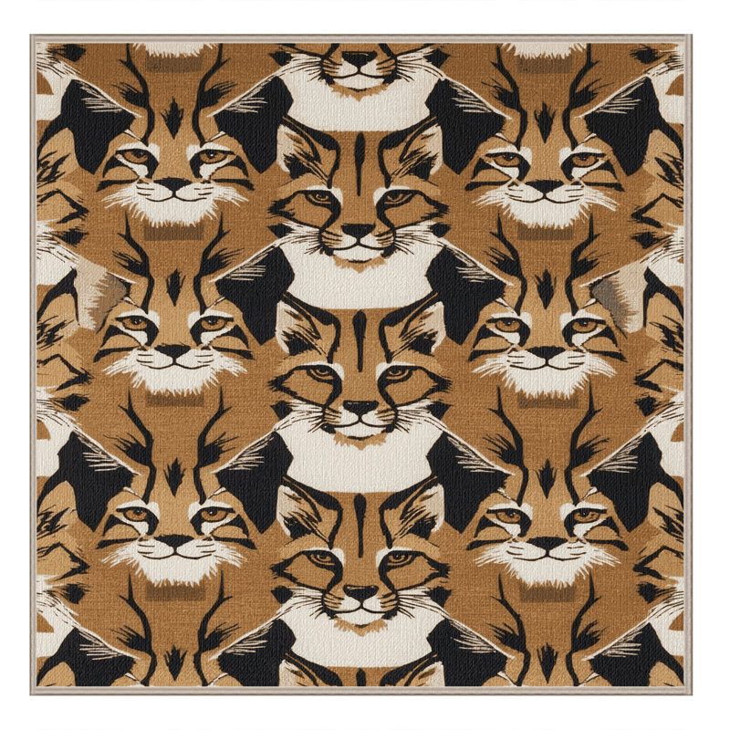 Tapis lavable Caracal, Carré 3 pi