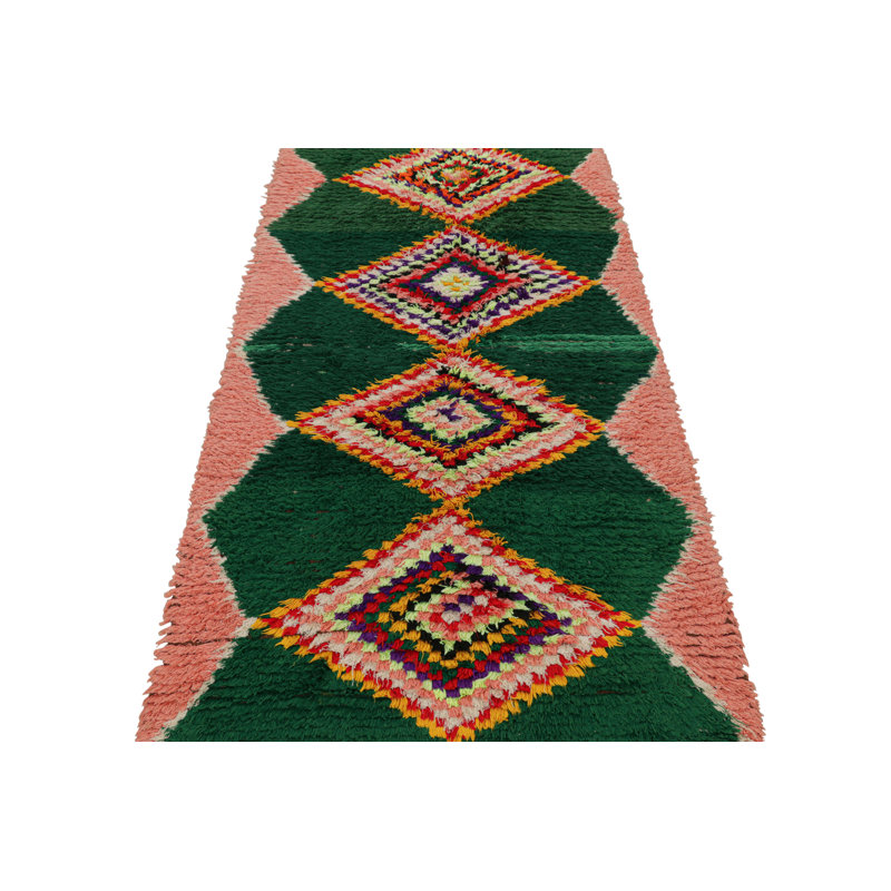 One-of-a-Kind 3'7"x7'3" Hand Knotted Area Rug