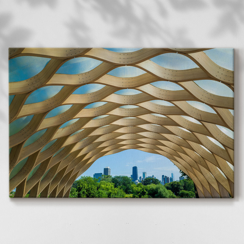 Chicago Gardens sur impression sur toile, H 40 po x l 60 po x P 1,5 po