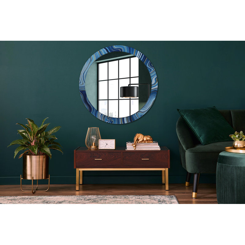 Huldar Glass Flat Wall Mirror