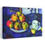 Still Life With Apples Classic Traditional Contemporary Violet Wall Art Print by Paul Cezanne - 1 Piece Wrapped Canvas Wall Art-357826022