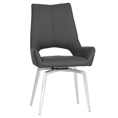 Leather Parsons Chair