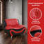 Fauteuil d'appoint 42 po en similicuir respirant-1613143786