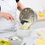 Tovolo Flex-Core Silicone Spoonula with Natural Wood Handle for Cooking and Baking, Black-137996262