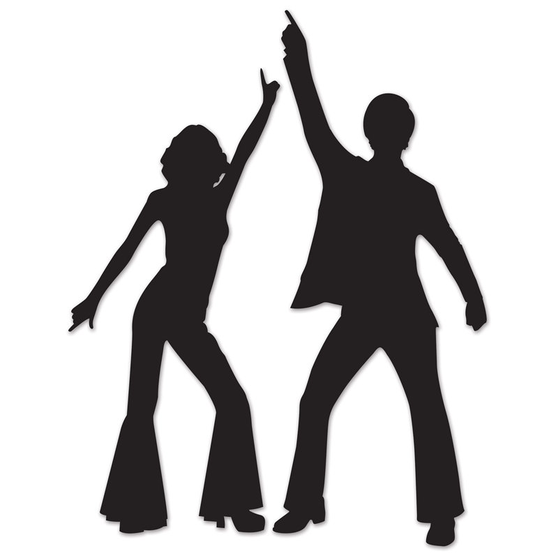 Décoration murale silhouette disco