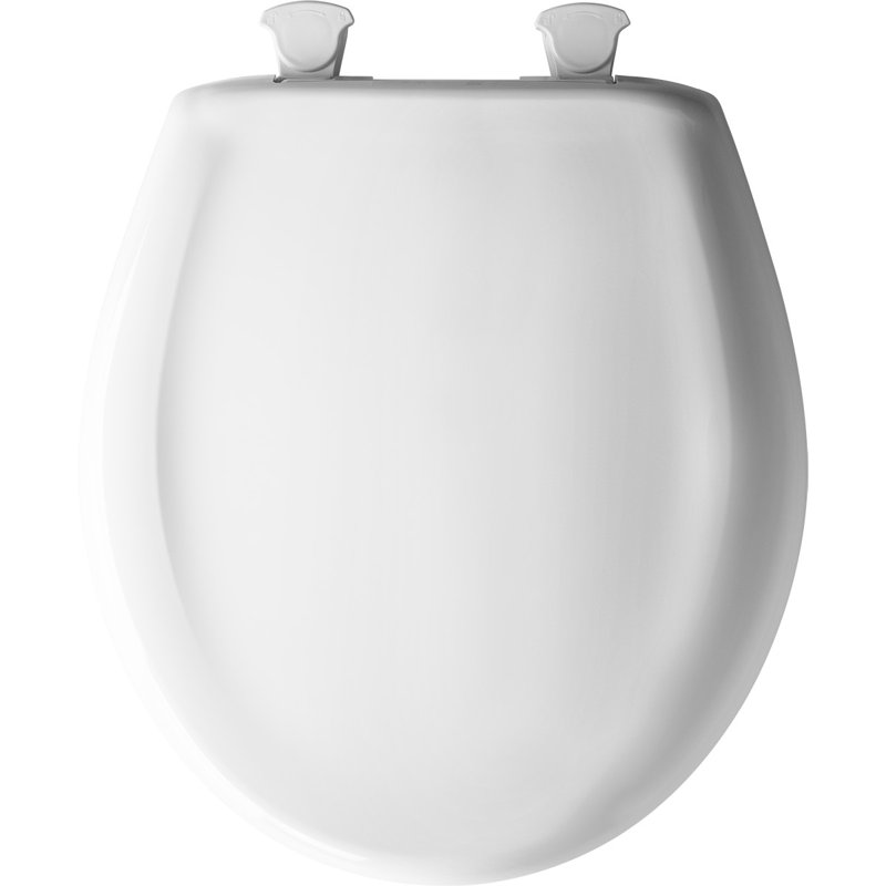 Round Toilet Seat and Lid, Crane White