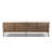Satie 94" Wide Outdoor Teak Patio Sofa with Cushions-1845229507-1845229509