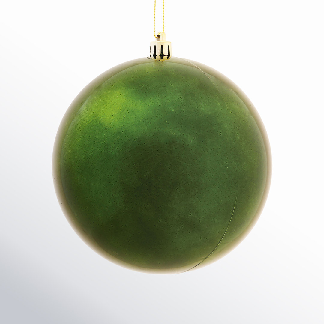 Holiday Décor Ball Ornament (Set of 2) The Holiday Aisle® 