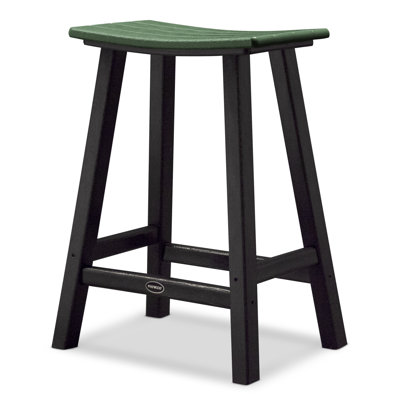 POLYWOOD® Contempo Saddle Counter Stool