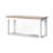 60.4" W 6-PC DINING SET, WHITE+LIGHT BROWN