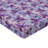 Ambesonne Orchid Fitted Sheet Exotic Flowers on Pastel Art Violet and Raspberry-106698611