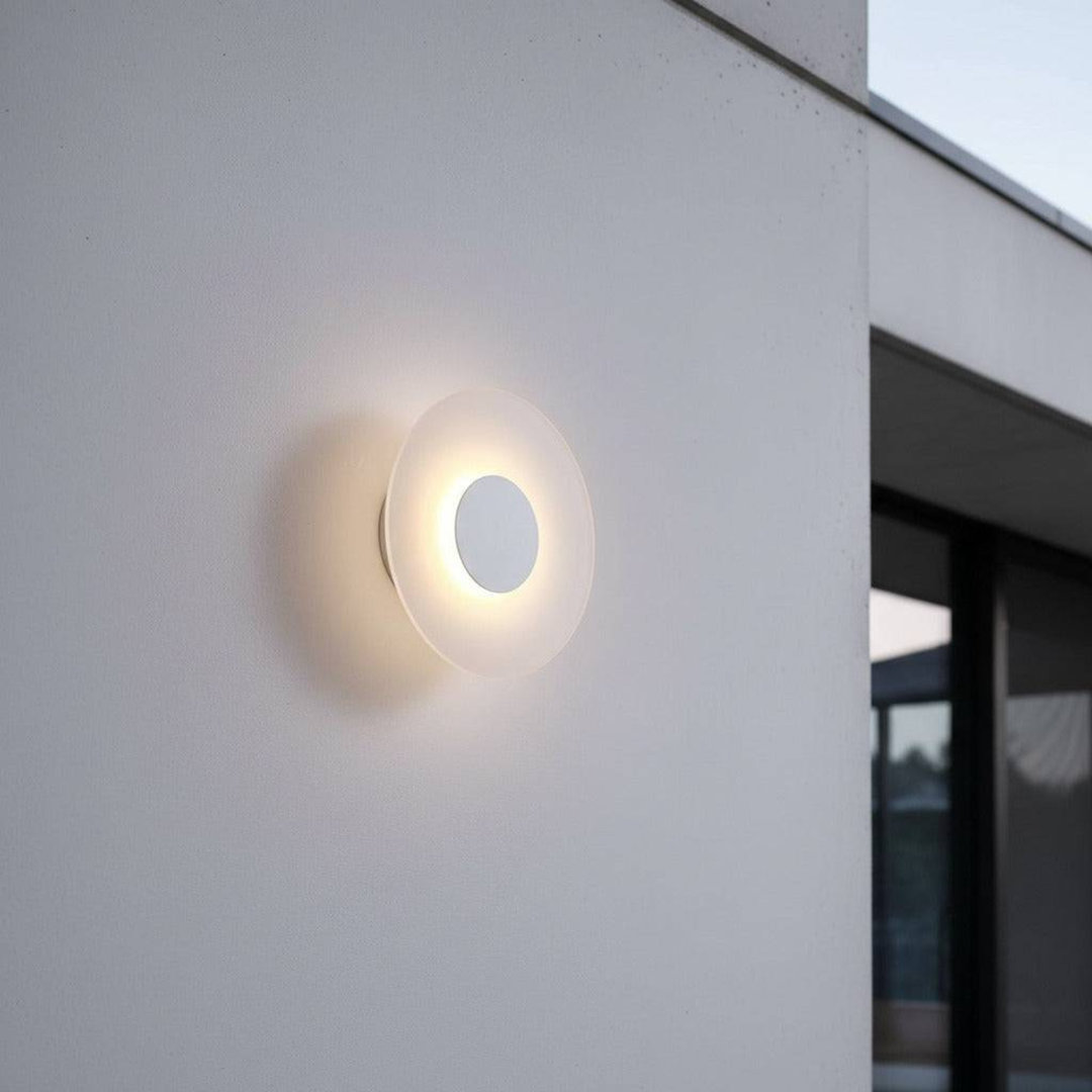 Rackhams White 6 Watt Round Ip65 Bathroom Wall Sconce - Image 2