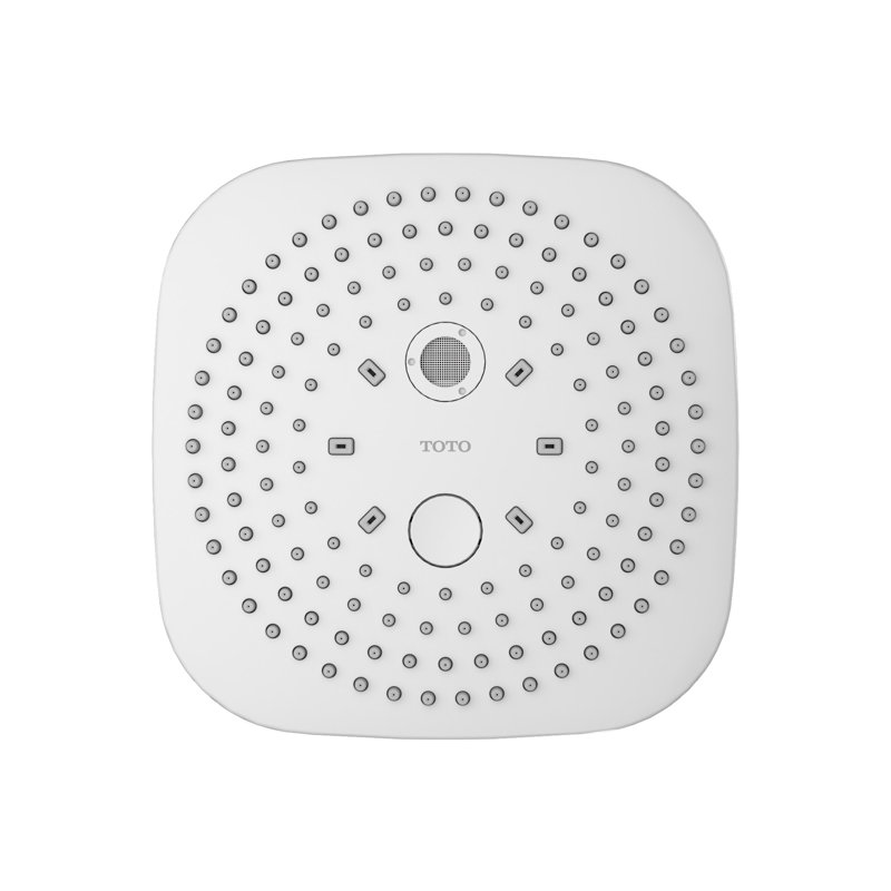 G Series 2.5 GPM Square Single Rain Shower Head with Comfort Wave Technology