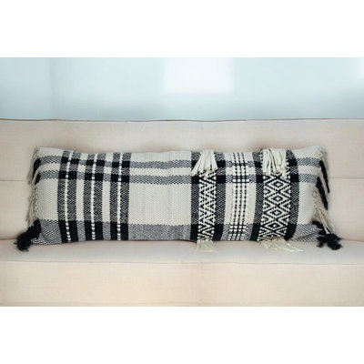 Parkland Collection Minos Transitional White Throw Pillow