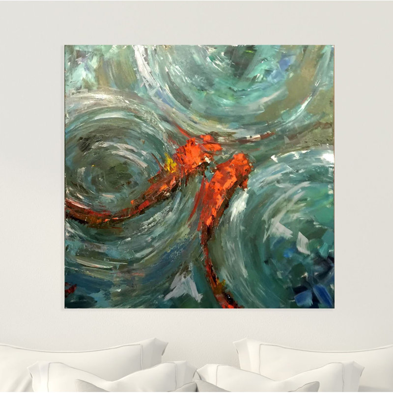 Good Fortune II - Artist Enhanced Canvas Print, 36" H x 36" W x 1.5" D, Unframed